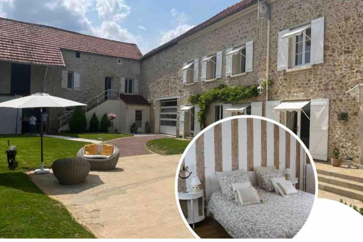 Chambres A La Maison Hermitage Aincourt Extérieur photo